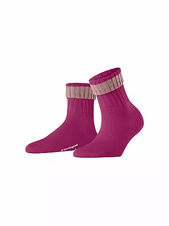 BURLINGTON | Chaussettes femme PLYMOUTH 36-41 noir | rosa